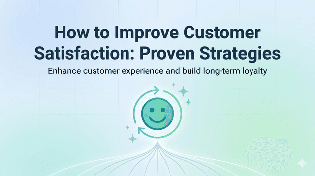 How to Improve Customer Satisfaction: Proven Strategies