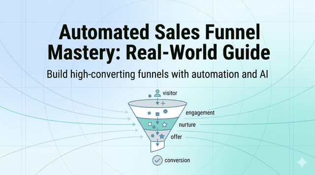 Automated Sales Funnel Mastery: Real-World Guide