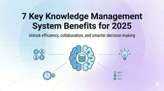 7 Key Knowledge Management System Benefits for 2025